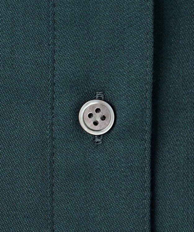 23区 【滝沢眞規子さん着用/洗える】メリノウールサテン 2WAYドルマンスリーブシャツ グリーン系