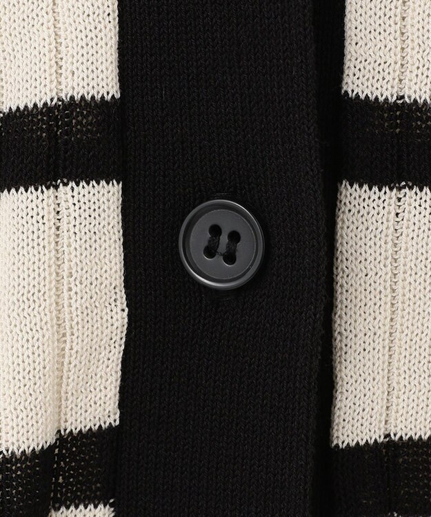 ANY 【UVケア】ミドルレングス カーディガン オフ×ブラック