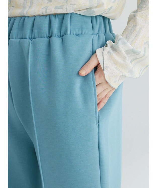 Green Parks ・ＥＬＥＮＣＡＲＥ　ＤＵＥ　センターシームパンツ Sax