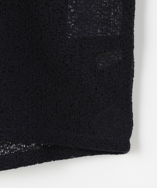 自由区 テクスチャージャージーレーシー カーディガン ネイビー