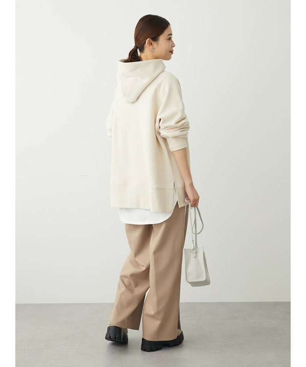 Green Parks 裏起毛パーカー Light Beige