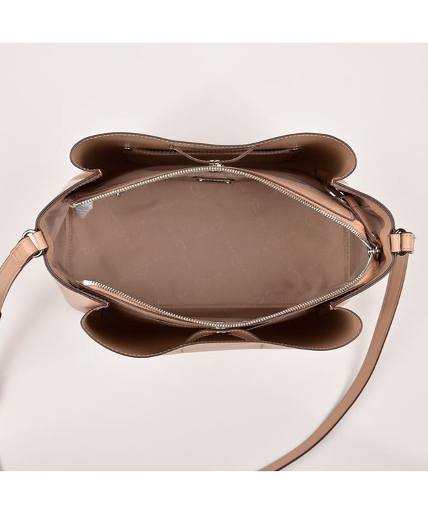 LA BAGAGERIE シンプルショルダーバッグ ピンク