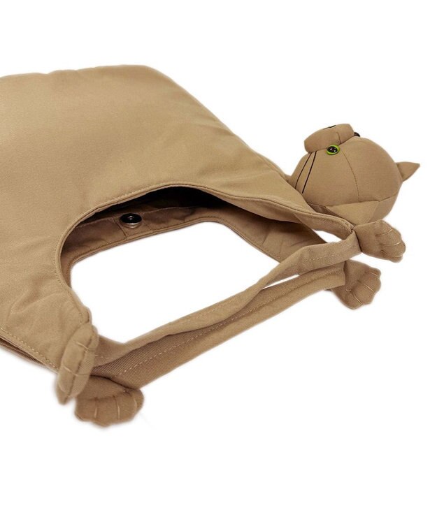 ROOTOTE 1034【ネコトート】EU.ラウンド.ブラブラネコ-A 02：キャメル