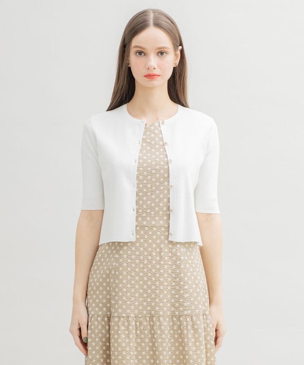 TOCCA 【洗える！】HONEY DEW カーディガン アイボリー系