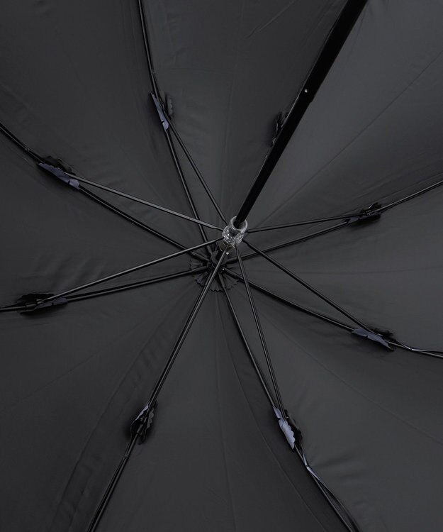 MOONBAT 【ランバン オン ブルー（LANVIN en Bleu）】晴雨兼用日傘　ドットストライプ スカイブルー