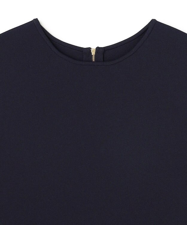 UNFILO L BEAUTY FORM KNIT スリーブレス ワンピース ネイビー