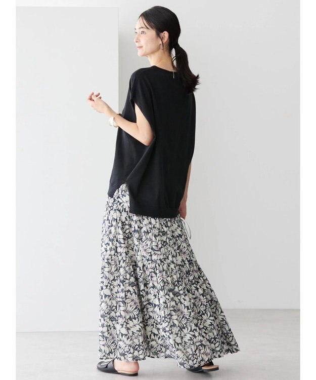 AMERICAN HOLIC ノースリーブニットプルオーバー Black