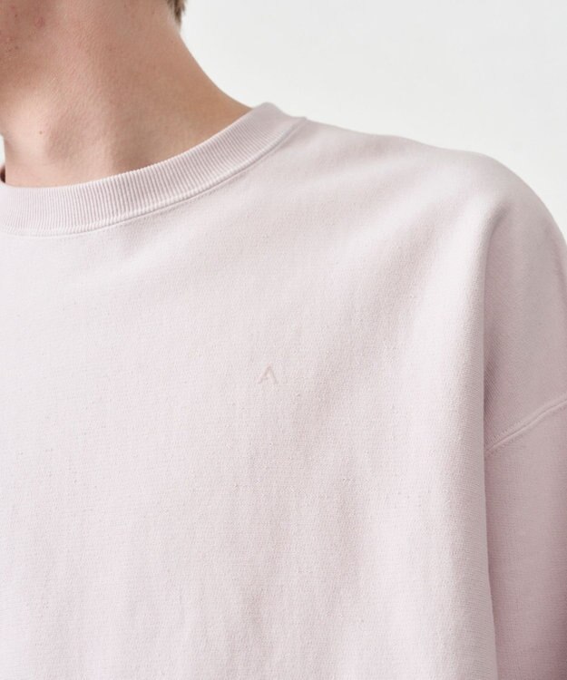 ATON NATURAL DYED URAKE | オーバーサイズスウェットシャツ - UNISEX PINK