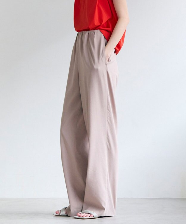 BEIGE， SPINEL / タックギャザー ワイドパンツ Milk Tea