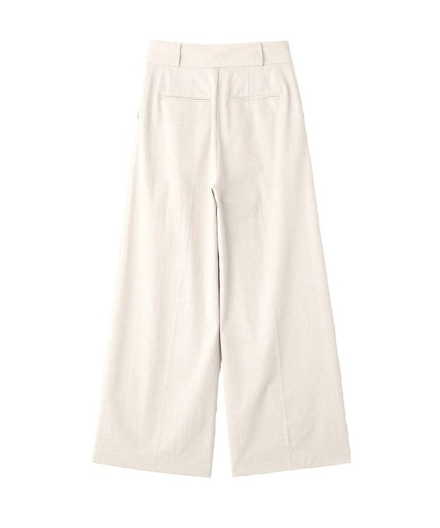 YECCA VECCA メタルホックワイドパンツ Light Beige