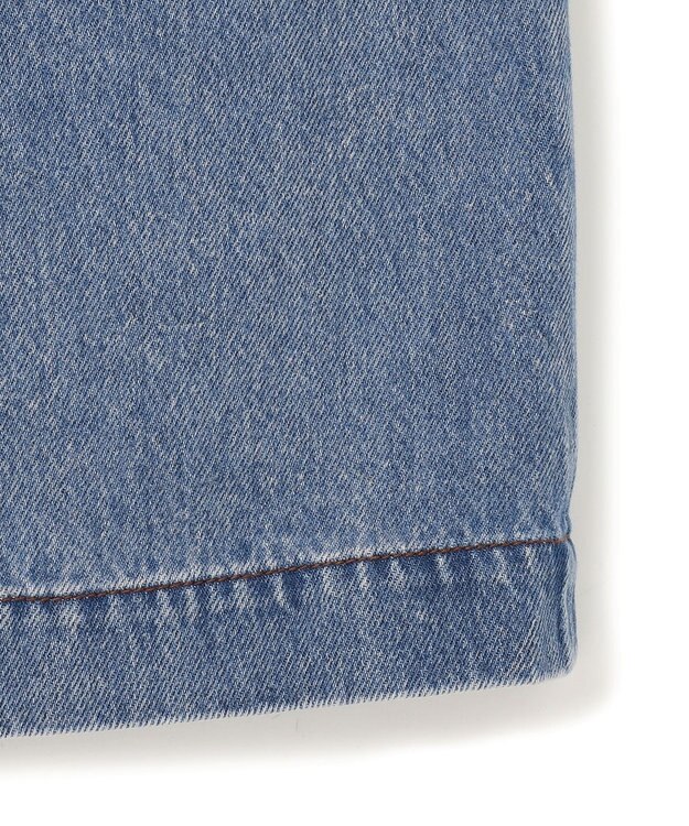 BEIGE， 【洗える・VERY 6月号掲載】FICUS / デニムラップスカート Light Indigo