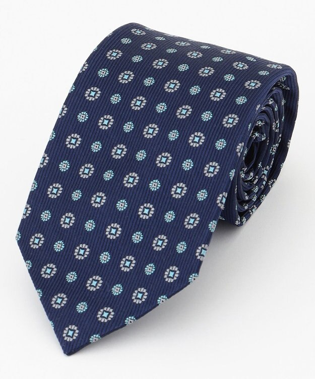 J.PRESS MEN 【VINTAGE JACQUARD COLLECTION】小紋ネクタイ ネイビー系8