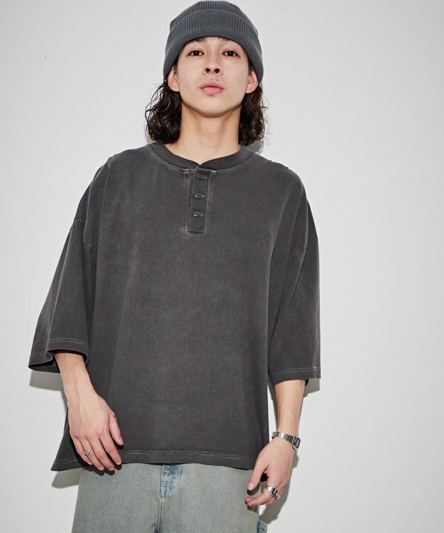 WEGO 【ユニセックス着用ITEM】HENRYNECK　T スミクロ