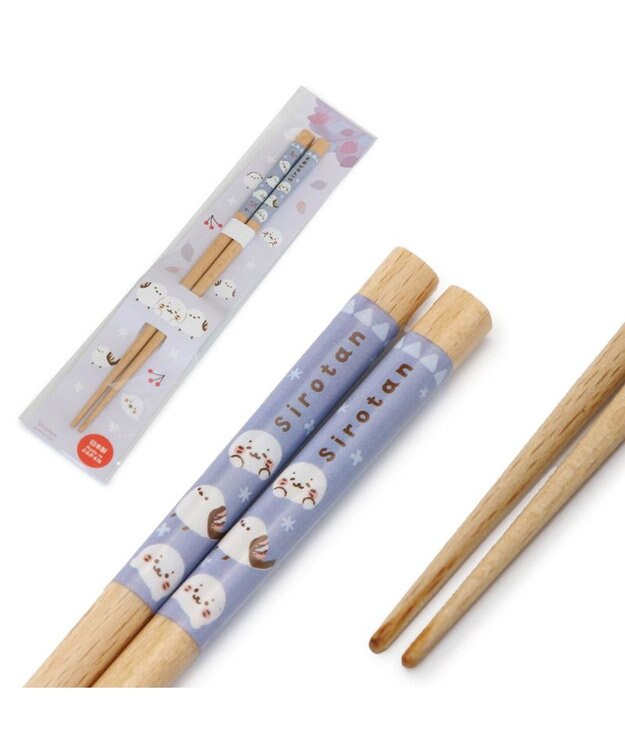 Mother garden しろたん 木製箸 21㎝ 《シマエナガ》 0