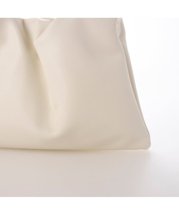 UNBILLION カシュカシュ cachecache / タック入り2wayショルダー ホワイト