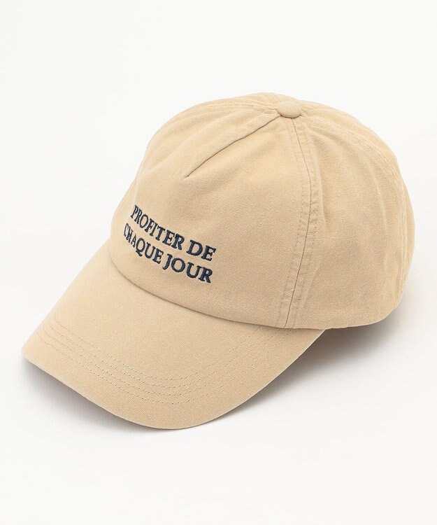 UNFILO レターキャップ ベージュ(2行ロゴ)