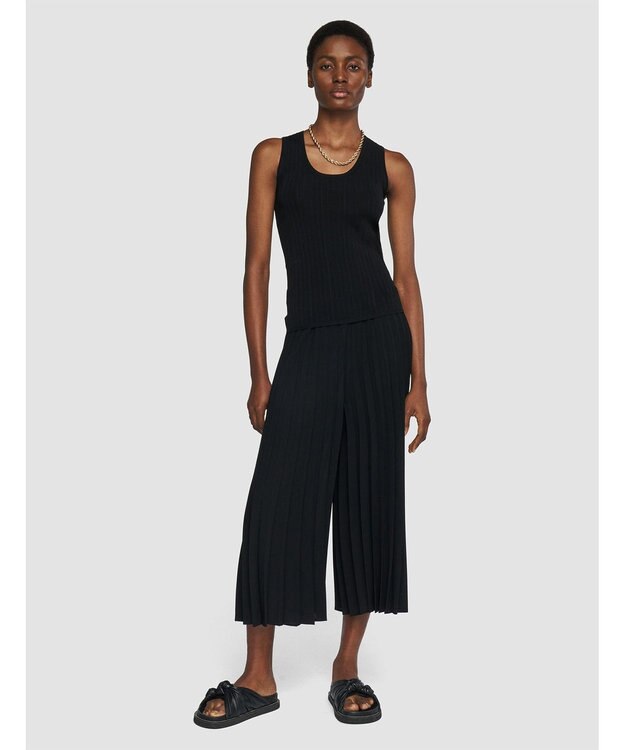 JOSEPH エアリープリッセ　トラウザーズ Black