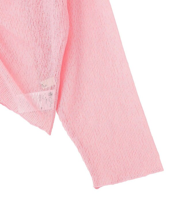 earth music&ecology フロントドロストシアープルオーバー Pink