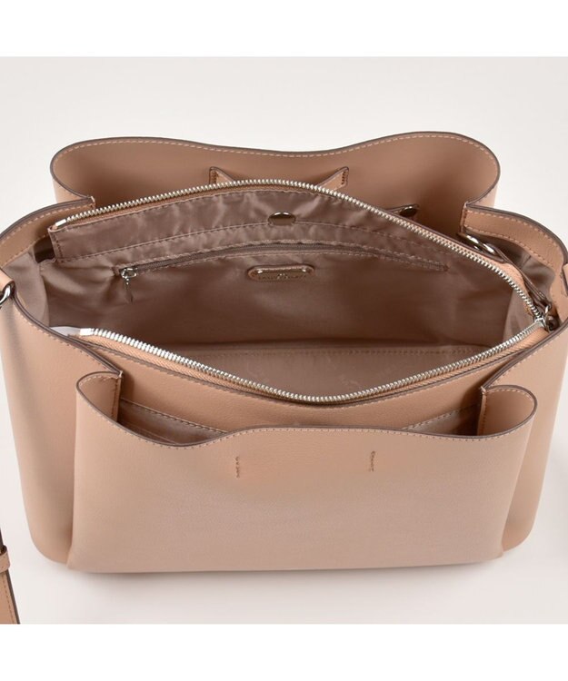 LA BAGAGERIE シンプルショルダーバッグ ピンク