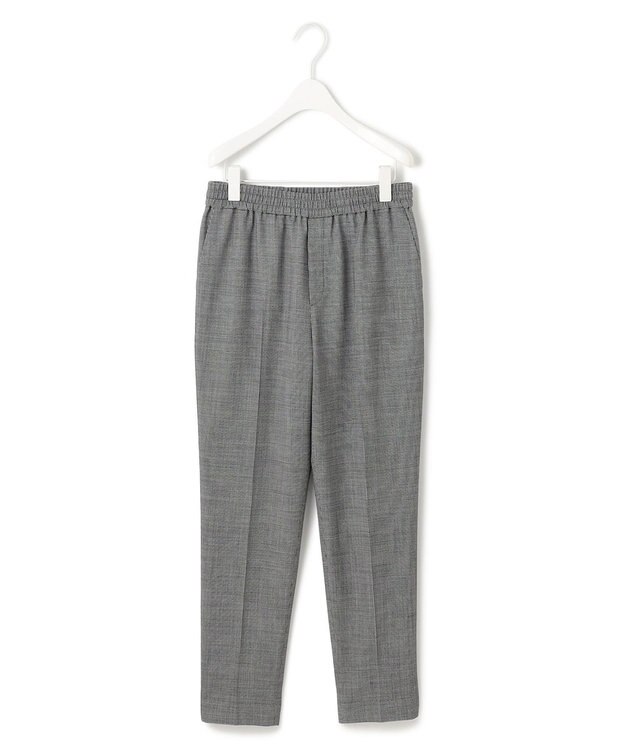 ICB 【UVカット・洗える】ウール2WAYストレッチ ドロストパンツ 無地柄系