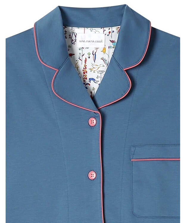 une nana cool ハイゲージコットンパジャマ　ＭＡＤＥ　ＷＩＴＨ　ＬＩＢＥＲＴＹ　ＦＡＢＲＩＣ BU