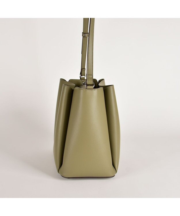 LA BAGAGERIE シンプルショルダーバッグ カーキ