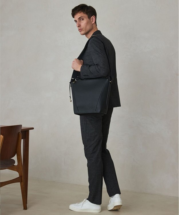 GOTAIRIKU 【ETIAM】シュリンク ２Wayショルダーバッグ《Union》 ブラック系