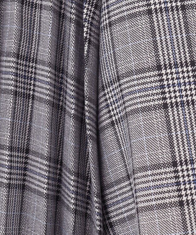 組曲 KIDS 【150-170㎝】サイドプリーツチェック スカート グレー系5