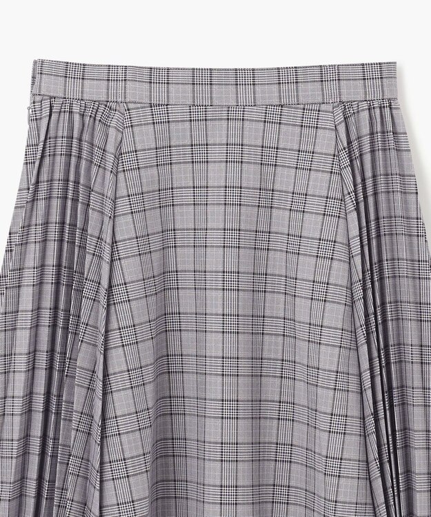 組曲 KIDS 【150-170㎝】サイドプリーツチェック スカート グレー系5