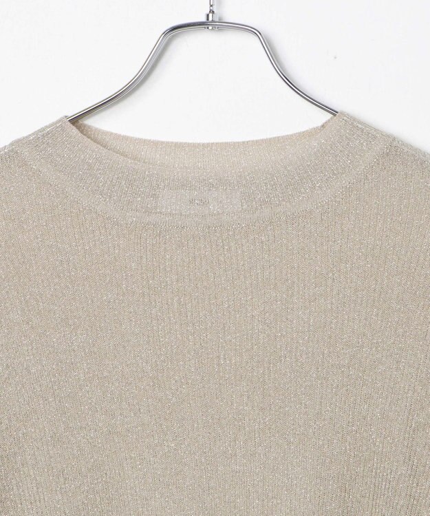 WEGO ラメリブニット ベージュ