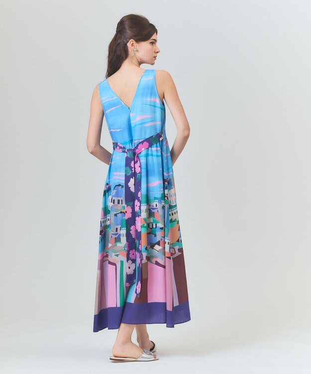 GRACE CONTINENTAL リゾートプリントマキシ マルチ