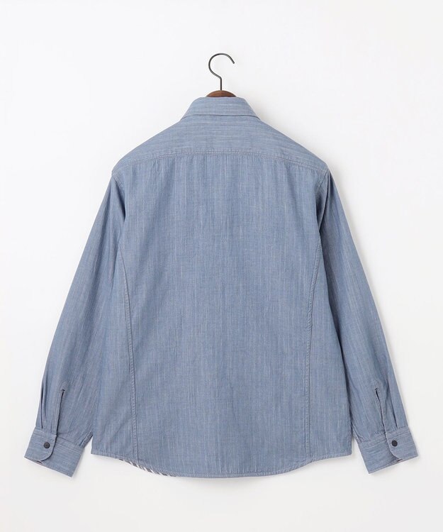 JOSEPH ABBOUD 【2WAY】リバーシブルシャツ ブルー系