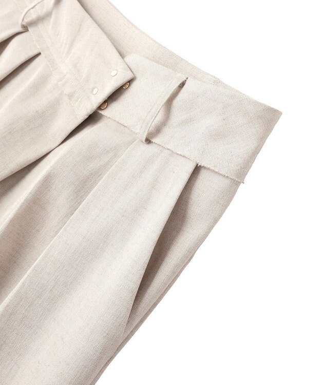 YECCA VECCA メタルホックワイドパンツ Light Beige