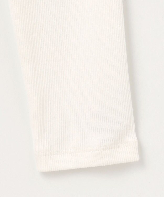 NAVE 【Nave・洗える/ストレッチ素材】ボディスーツ ロングスリーブ ホワイト系