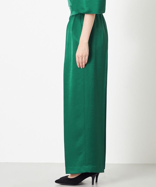 NAVE 【ReNAVE】タンブラーサテン パンツ グリーン系