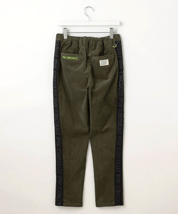 PW CIRCULUS 【MEN】サイドライン コーデュロイパンツ カーキ系