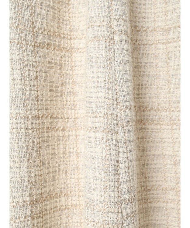 earth music&ecology ツイードワンピース（ｃｈｅｃｋ） Ivory