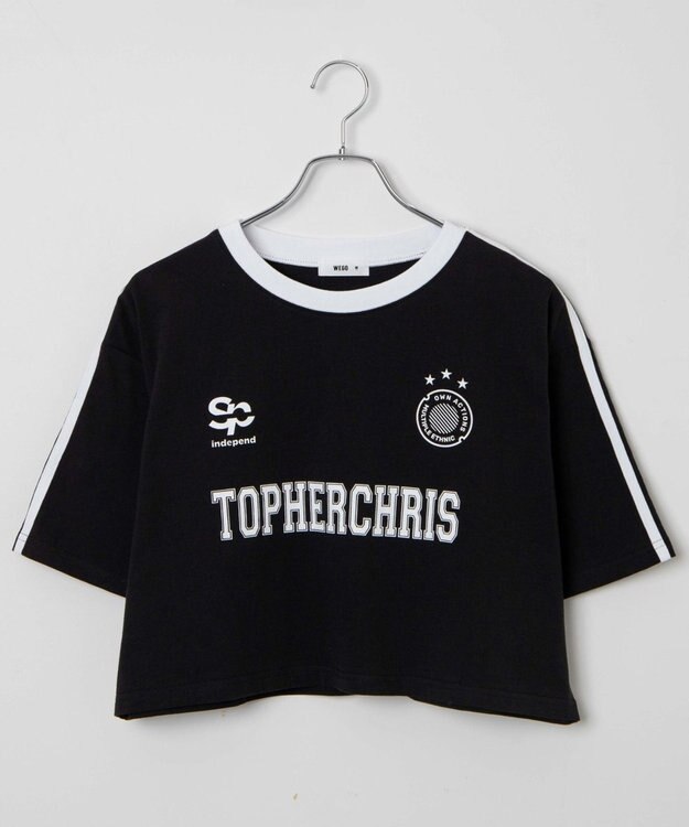 WEGO ライングラフィックショートT ブラック