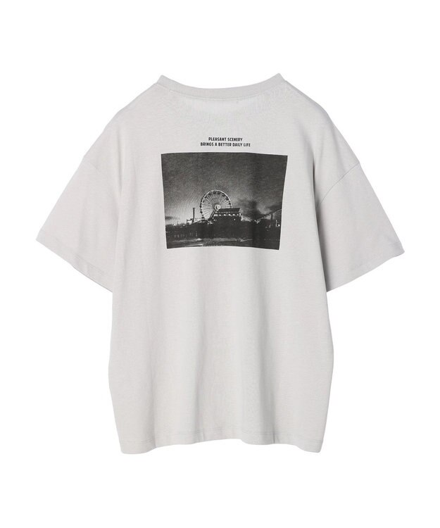 Green Parks バックフォトボックスＴシャツ Off White