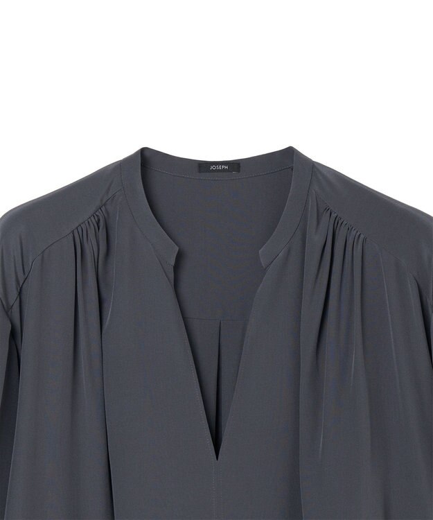 JOSEPH 【洗える】ニューCDCシルクブラウス　ブロンデル Smoke