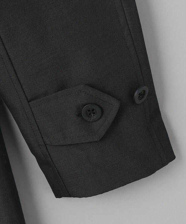 GOTAIRIKU 【山栄毛織】コットンモヘア ラグラン コート ダークブラウン系