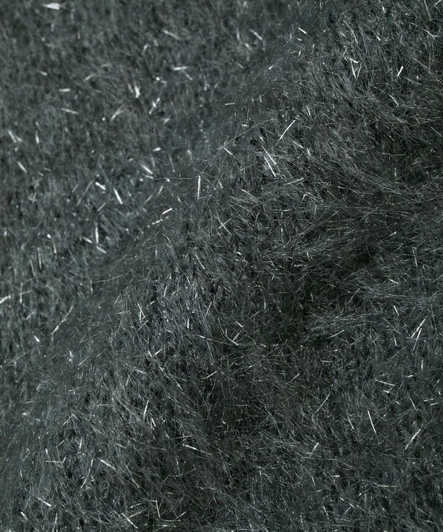 earth music&ecology 【予約】キャットライクヤーンニットベスト チャコールグレー