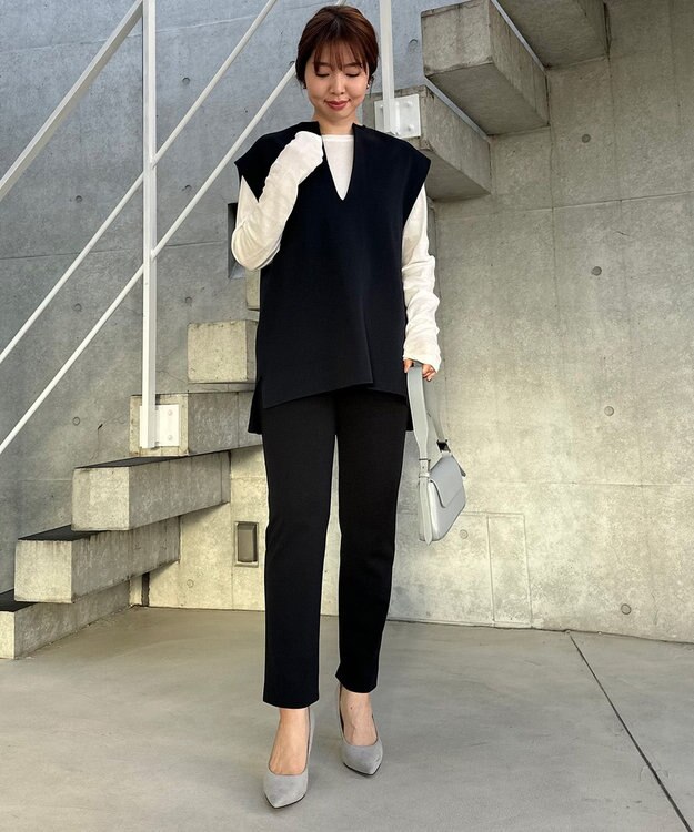 UNFILO 【15サイズ展開】BEAUTY MOVE スティックパンツ ブラック