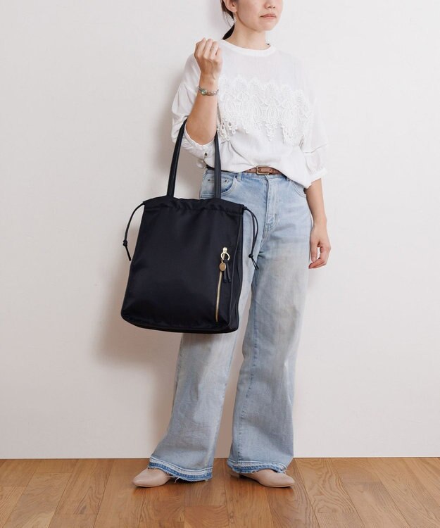 ACE BAGS & LUGGAGE HAyU × ace. ユッカ トートバッグ A4サイズ 17837 ブラック
