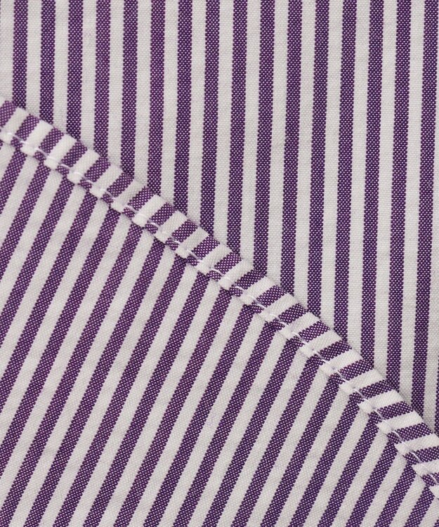 J.PRESS MEN 【クールマックス】クレイジーパターン サッカーシャツ/B.D. ネイビー系9