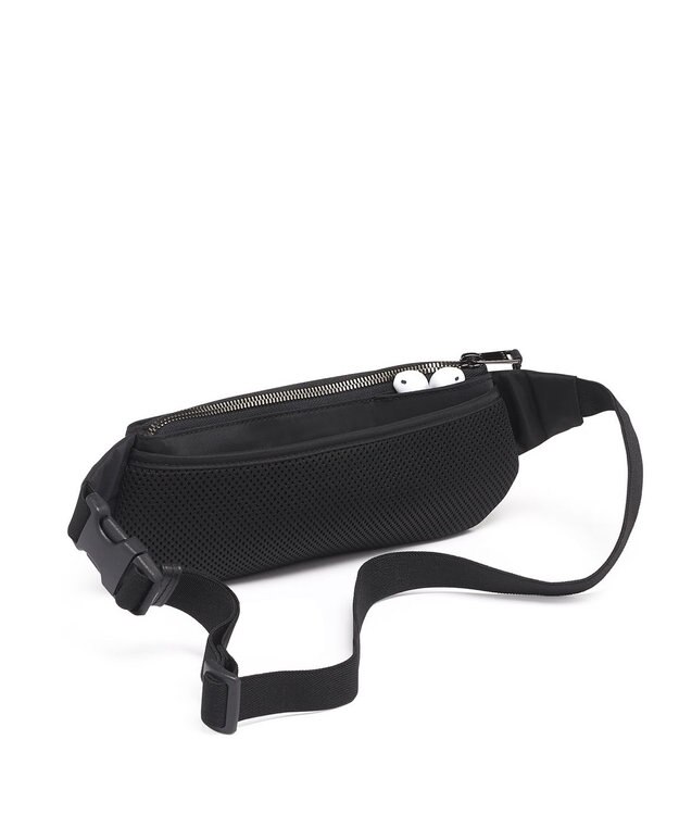 TUMI レディス  Voyageur 「ジュノ」スリム・ヒップ・バッグ ブラックガンメタル