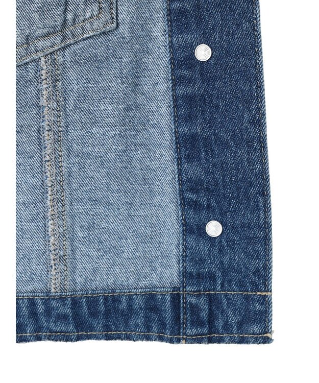 earth music&ecology ノーカラーＧジャン Medium Indigo