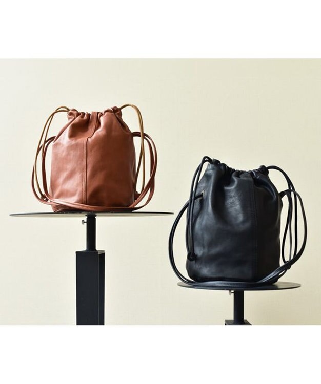 genten サステナブル巾着 大 チャ