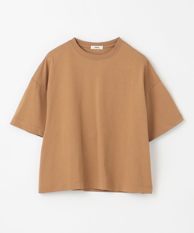 NAVE 【ReNAVE・洗える/接触冷感/UVケア】ファンクションＴシャツ キャメル系