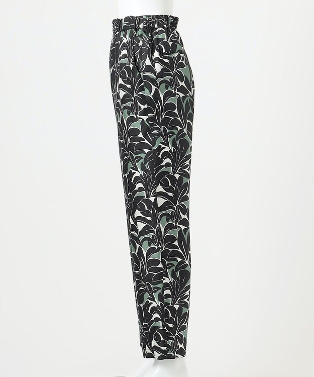 23区 【R(アール)】Ratti リーフプリント パンツ ブラック系